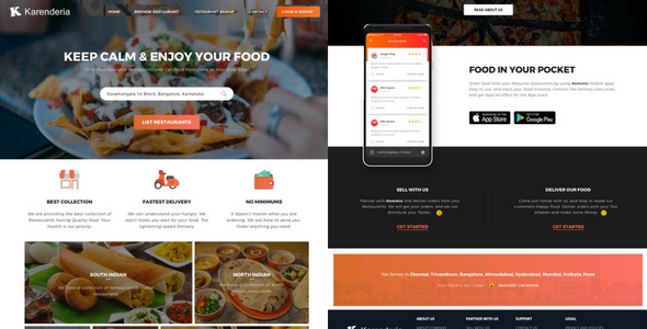 restomag karenderia multi restaurants template gang giz themes